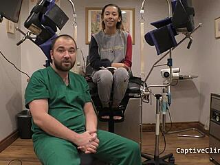 Curly Blonde Latina Kalani Luana In Latex Gloves Gets Gaping Pussy Ride And Humiliating Slaps