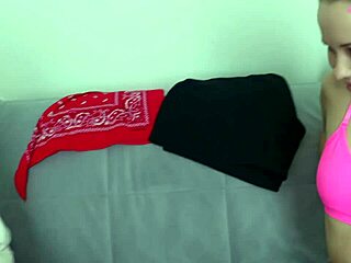 Whoa, this weird setup has the guy fucking my tight ass deep while his friend licks my wet pussy