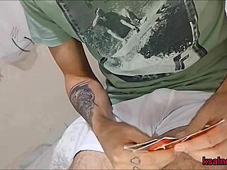 I arrived at my neighbor's house to play cards and she wasn't wearing panties