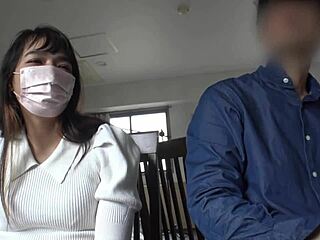 Casual Japanese ol gets called out for sexy one-on-one action after meeting on sns.