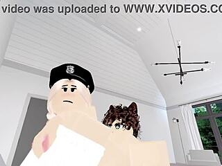 Oh Wow, Can This Cute Criminal Handle The Police Officer's Massive Monster Cock In Doggystyle?