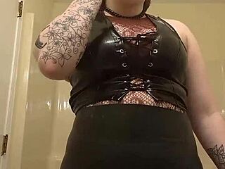 Oh! Chubby Tattooed Slut Teases With Huge Natural Tits And Lovesense Toy Solo!