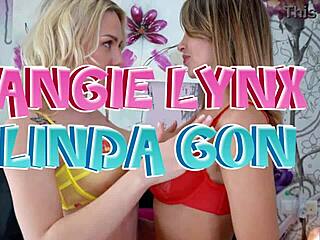 subtle bedroom party vibes with colombian beauties angie lynx and linda gonzalez in sensual homemade ffm threesome