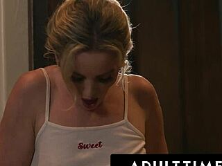 Adult Time - Sharing Is Caring as Lauren Phillips and Charli Forde Share Dildo for Huge Lesbian Orgasm Ride