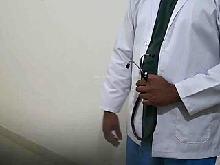 indian doctor assists student during hospital visit with friend