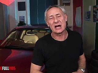 Intense Emotions In Interracial Three-Way With Ebony Beauties And Elderly Man