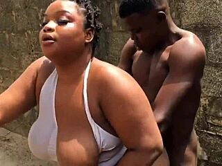 Outdoor Encounter With Busty Neighbor In The Sun