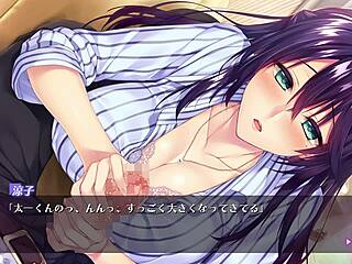 Female Boss Acts Like Mommy in H-Scene with Handjob and Bukkake on Big Tits