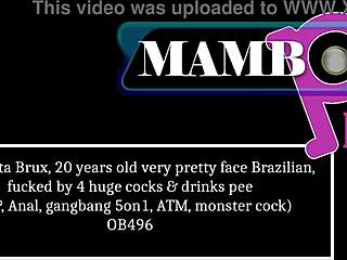 i uh think morganita brux gets fucked by four huge cocks in wild gangbang