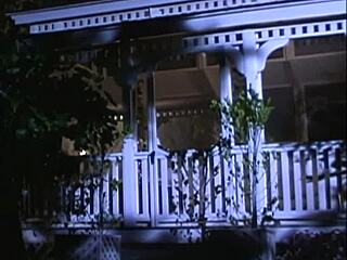 Brunette milf in white lingerie gets pounded hard with anal fingering and gaping action