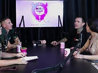 Brazilian Blonde Teen in See-Through Lingerie Joins Swingers Group for Sexy Compilation Action!