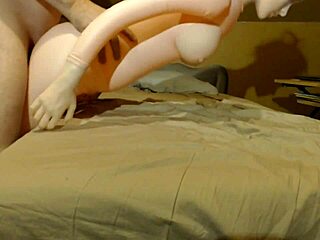 I feel so excited giving my new sex doll aileen a good fucking with my small cock in amateur action