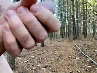 Clitlicker662 Outdoor Solo Masturbation in Forest with Crazy Exhibitionist Flashing - Update Now!