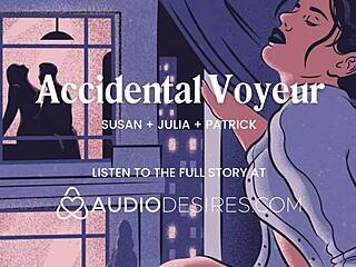 Amateur Voyeur Fingers Pussy Watching Neighbors Fuck Through Hotel Window Ending in Creampie