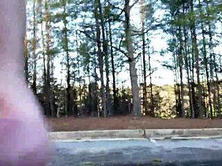 Clitlicker662 Outdoor Solo Masturbation in Forest with Crazy Exhibitionist Flashing - Update Now!