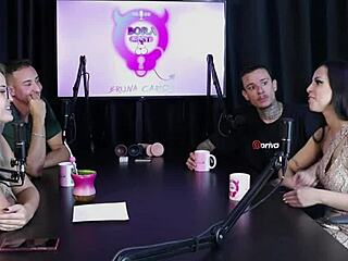 Brazilian Blonde Teen in See-Through Lingerie Joins Swingers Group for Sexy Compilation Action!