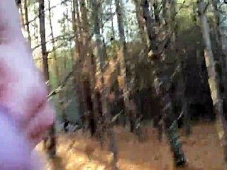 Clitlicker662 Outdoor Solo Masturbation in Forest with Crazy Exhibitionist Flashing - Update Now!