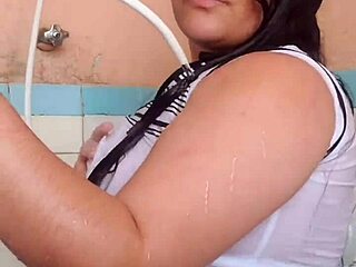 he loves watching my wet arm in the bath part 2