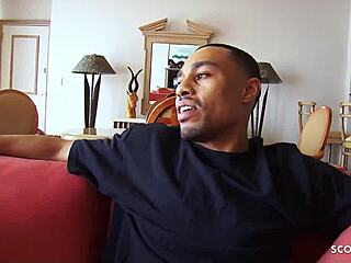 Short hair ebony teen diamond princess gets rough mmf 3some with big black cocks pounding her in full movie action.