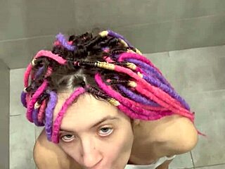 Huge squirt erupts after a passionate cumshot, with the couple eagerly eating sperm in a steamy homemade encounter.