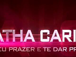 agatha carioca stuffs rexona deep into her wet pussy on webcam