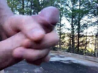 Clitlicker662 Outdoor Solo Masturbation in Forest with Crazy Exhibitionist Flashing - Update Now!