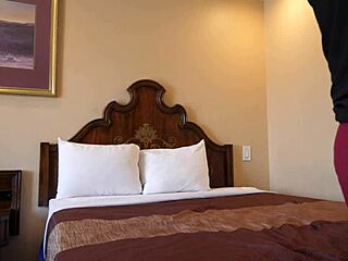 I secretly set up spy cam in hot hotel room