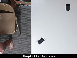 we caught this teen shoplifting in the garage, now she's stripped and punished rough.