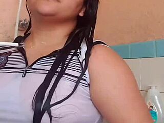 he loves watching my wet arm in the bath part 2