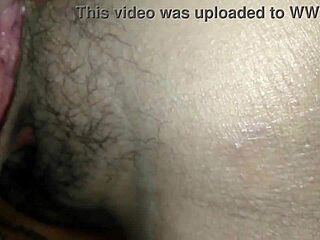 Amateur beauty experiences intense orgasm with shaved pussy creampie in wet hardcore session