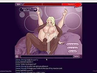 Oh wow this busty blonde wants my huge monster cock so bad!