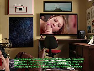 Playing with big tits and big ass in doll house fun