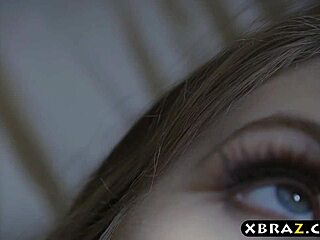 Hot mature woman squirts over mans cock during Christmas