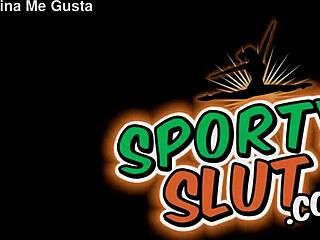 Whoa, check this babe's huge puffy cameltoe and round ass! 🍑