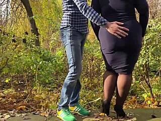 Have you seen curvy mature woman peeing outdoors