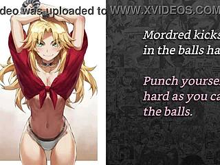 What if Mordred's Locktober begins with intense suffering through orgasm denial, edging, humiliation, and femdom domination