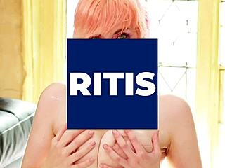 I feel so frustrated and aroused watching this skinny redhead endure that intense orgasm denial experience in her nerdy outfit.