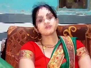 Newly married couple enjoys hard fucking on sofa with sexy babysitter in homemade roleplay session