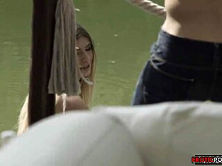 Beautiful Cute Girlfriend Sensually Poses In Sexy Lingerie Revealing Small Tits