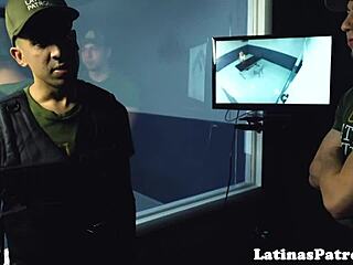 undocumented latina beauty contrasts rough riding on hard cock in casting interview