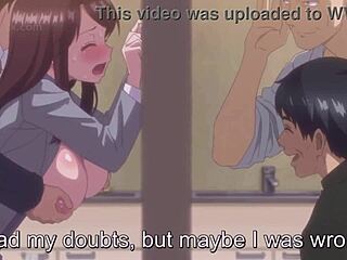 Wild ride explodes as busty secretary rides hard in office hentai action