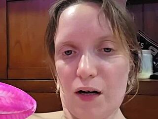 Dirty Talking Wife Cums Twice Squirting Huge While Video Sexing With Dildo Vibrator