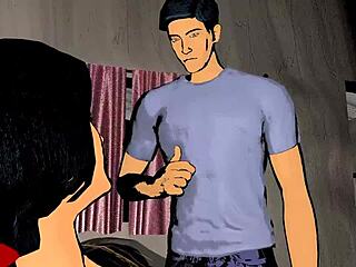 Widow's wet pussy licked and rough fucked