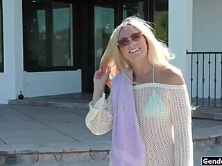 Hot Coed Craves Steamy Fuck with Tgirl Poolbabe Avery Lust