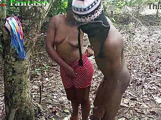 African ebony latina pornstar caught fucking hardcore in the bush with amateur BBC hunter. She squirts wildly during deep doggystyle pounding.