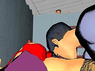 Widow's wet pussy licked and rough fucked