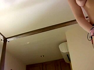 Oh man, this amateur homemade chick with glasses is so horny and passionate.