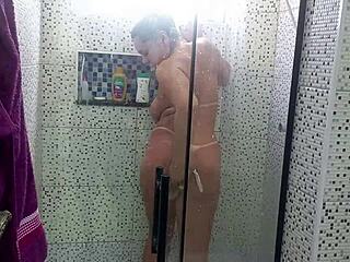 hey suzie slut, let's get wet in the shower with akilies black and this hot milf for free