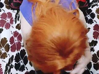 New Lingerie Tempts Young Latina For Intense Blowjob