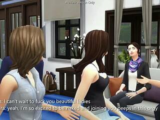 Orgy party double penetration